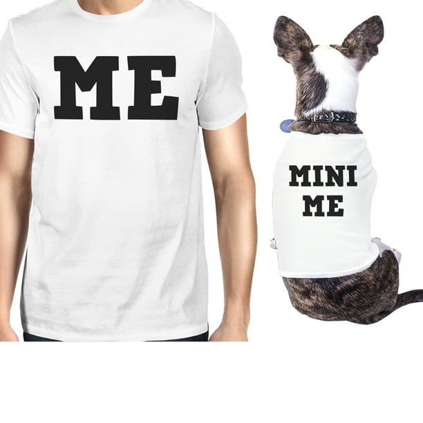guy and dog matching shirts