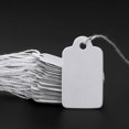 thumbnail image 3 of Etiquetas De Precio De 500 Uds. Con Cuerda, Etiqueta Blanca Grabable Duradera, Cantidad Abundante, Etiquetas De Joyería, Etiquetas De Precio De Papel Para Precio De Joyería Methold EL009758-00, 3 of 5