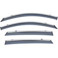 thumbnail image 2 of Exquisite Car Window Wind Deflectors for Kia Optima MK4-JF 2016-2019, Side Windows Rain Shield, Tinted Sun Visor Smoke Protector Guard, Auto Glass Awn, 2 of 5