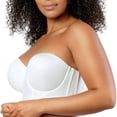 thumbnail image 3 of Parfait Elissa Full Bust Longline Strapless Bra, Pearl White, 38D, 3 of 8