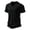 Black, variant on Men's Short Sleeve Henley Tee Casual Button Down Washed T-Shirts for Men Short Sleeve Quick Dry, Army Green-L
