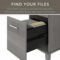 thumbnail image 6 of Somerset 72W Office Desk with Drawers and Hutch in Gray - Engineered Wood, 6 of 7