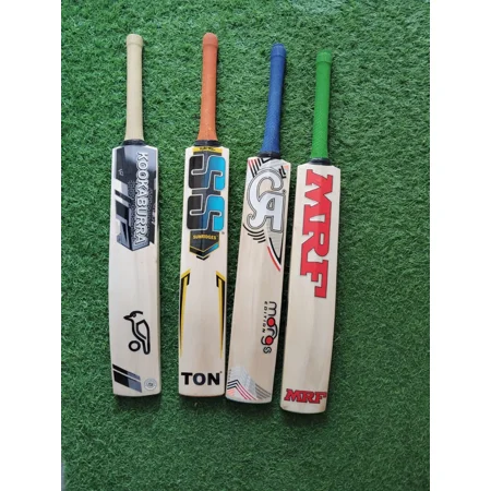 4x Customized English Willow Cricket Bat Grade 1 – Big Edge 40-42mm for Enhanced Power and Performance