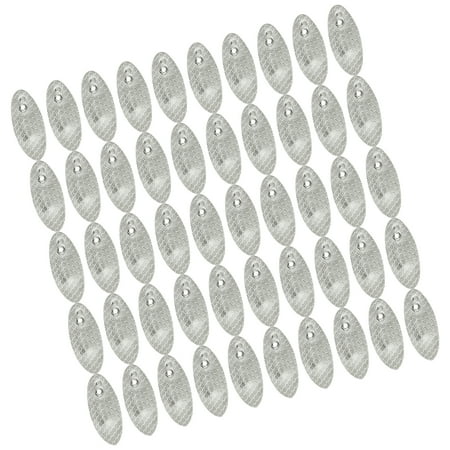 50Pcs Fishing Spoons Lures Sequins Baits Casting Fishing Lures Baits Fishing Lures Spinner Baits Metal Spoon Fish Lures