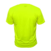 2 Pack-High Visibility Short Sleeve T-Shirt Hi Vis Green Work Safety Shirts Size: Medium