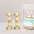 thumbnail image 4 of LED Alphabet Letter Lights for Parties, KT Board Digital Scene Decoration Props, Illuminated Decorative Letters for Birthdays, Weddings, and Kids’ Rooms, Customizable Names and Words, 4 of 6
