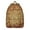 Camel, variant on Unisex Bohemian Print Zipper Backpack, Stylish Boho Rucksack with Front Pocket, Lightweight Bag for School University Work Commute, Great Gift Choice