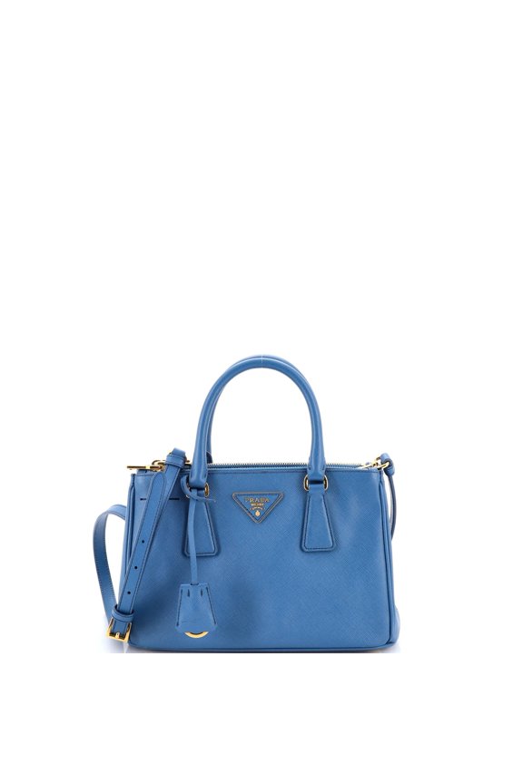 Pre-Owned Double Zip Lux Tote Saffiano Leather Small By Rebag