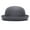 Gray, variant on Men Women Woolen Roll-up Brim Fedora Bowler Hat