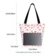 thumbnail image 3 of Fotbe Hearts Bolsa de Playa con Estampado, Bolsa de Hombro, Bolsa de Mano Espaciosa, Bolsa de Viaje Ligera, Bolsa de Compras Versátil, 3 of 6
