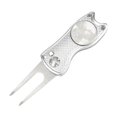 thumbnail image 1 of Herramienta de reparación de Golf Sunnimix Plegable con botón Plata, 1 of 8