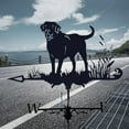 thumbnail image 5 of Ccnzzitsht Vintage Metal Weather Vane Animal Design Black Wind Direction Indicator, 5 of 5