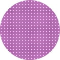 thumbnail image 1 of Ahgly Company Indoor Round Patterned Violet Purple Area Rugs, 4' Round, 1 of 6