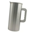 thumbnail image 5 of Drink Pitcher Water Carafe Beverage Container Stainless Steel with Lid and Handle for Household Kitchen Hotel Restaurant, 5 of 9