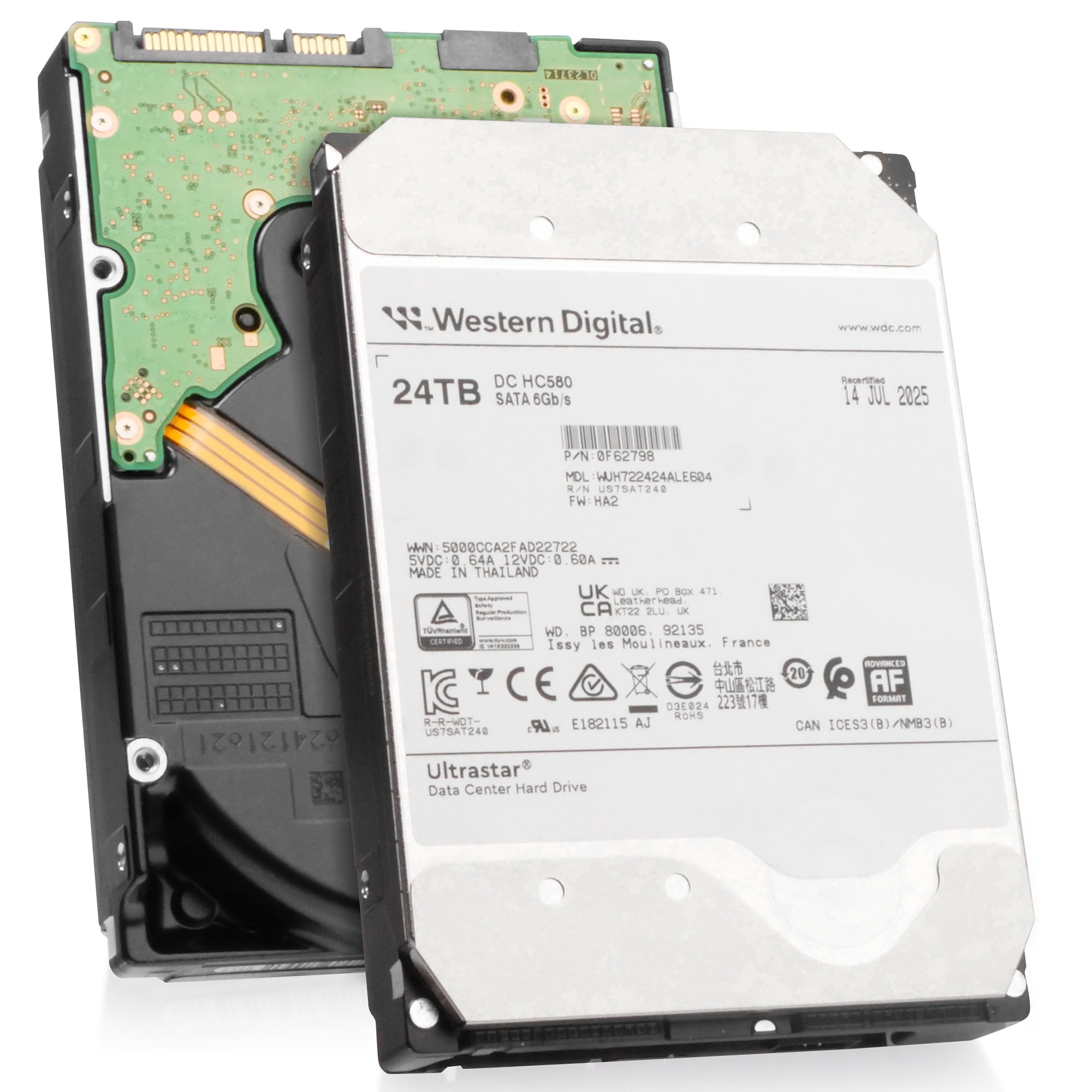 Restored Seagate Exos 28TB 7.2K RPM SATA 6GB/s 3.5in Enterprise