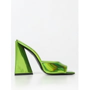 The Attico Heeled Sandals Woman Lime Woman