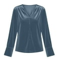 thumbnail image 6 of Blczomt 2026 Summer Shirts for Women 2026 Blue Tops Trendy Ladies Tops and Blouses,XL, 6 of 6