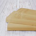 thumbnail image 2 of Hotel Quality Luxurious & Soft 4 Piece Sheet Set – 100% Long Staple Egyptian Cotton, Gold, Deep Pocket 15 Inch, Ultra-Breathable, Wrinkle-Resistant Bedding (Twin), 2 of 6