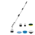 thumbnail image 2 of Fiudx Cepillo de Limpieza Giratorio, Mango Extensible, 9 Cabezales Intercambiables, Potente Batería de 2600 Mah, Ángulo Ajustable, Carga Rápida, Apto para Cocina y Baño, Tamaño Compacto (44 X 17 X 9, 2 of 7
