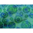 thumbnail image 4 of oneOone Cotton Cambric Teal Green Fabric Batik Craft Projects Decor Fabric Printed By The Yard 42 Inch Wide, 4 of 4
