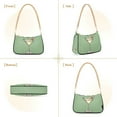 thumbnail image 7 of FORMRS Womens Shoulder Bag with Chain Strap Clutch Purse Cute Tote Handbag, Lemon Juice, 7 of 7