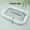 White-One layer, variant on Airtight Plastic Food Storage Containers for Refrigerator BPA- Fridge Organizer Bins for Lunch Meat Salmon Bacon Deli Slices