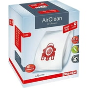 AirClean 3D Efficiency Dust Bag, Type FJM, XL Value Pack - 8 Bags & 4 Filters | Hygienic, Eco-Efficient Vacuum Accessories