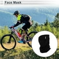 thumbnail image 2 of Ofertas Únicas Media Paquete Protector Facial UV Poliéster Multifuncional Gaiter de Cuello Máscara Protección Solar Transpirable Negra 1 Pcs, 2 of 6