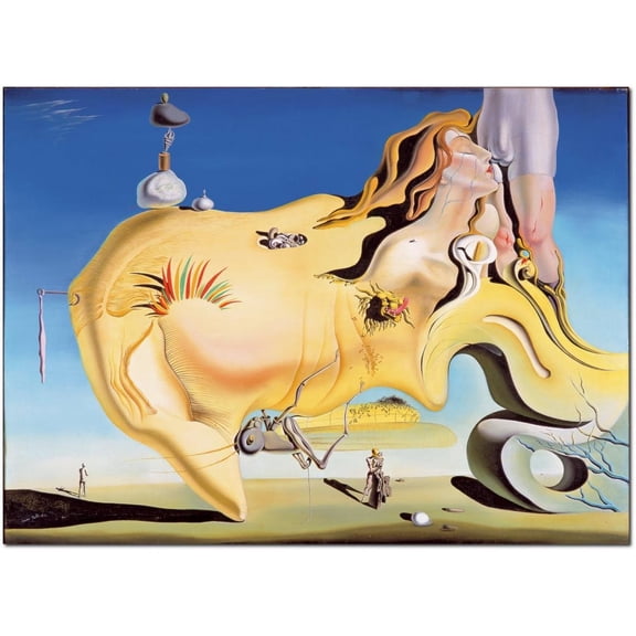 Wall Art Impressions 22x16in Photographic Quality Poster Salvador Dali - Hablar La persistencia de la memoria