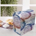 thumbnail image 3 of Boho Art Stand Mixer Cover, Ombre Style Colored Crescent Moon with Blossoming Big Rose Flower Petal, Kitchen Appliance Organizer Bag Cover with Pockets, 5 Quarts, White and Multicolor, by Ambesonne, 3 of 4