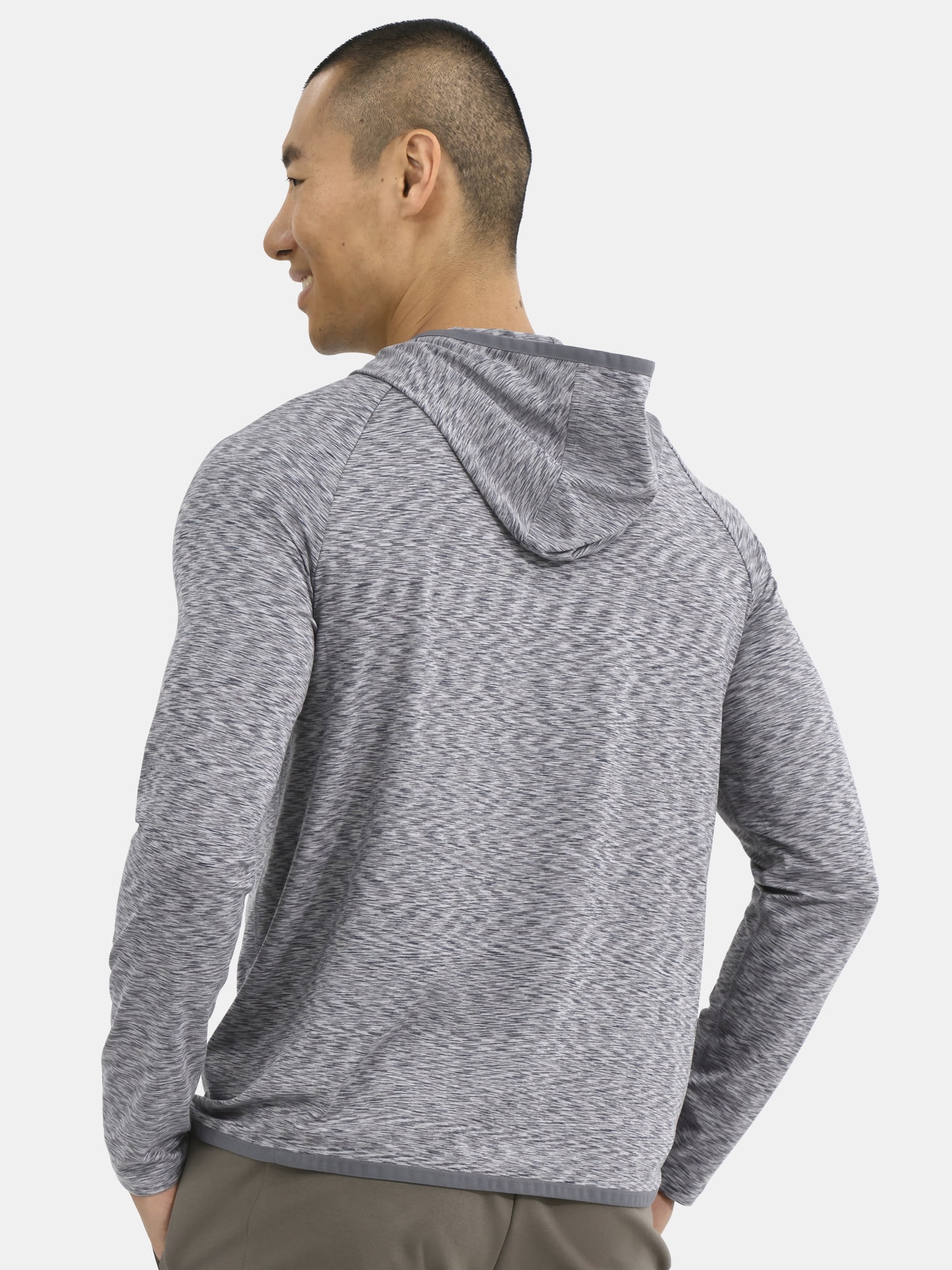 Athletic Works Men's & Big Men's Long Sleeve Space Dyed Hoodie, Sizes S-3XL