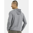 thumbnail image 3 of Athletic Works Men's & Big Men's Long Sleeve Space Dyed Hoodie, Sizes S-3XL, 3 of 5