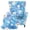 Blue Tie-dye Daisy, variant on SEANATIVE Wingback Chair Protector 2 Piece Stretch Wing Chair Slipcovers Spandex Armchair Covers Non-Slip Wing Back Sofa Cover Single Seat Sofa Couch Cover for Pets Kids, Flower Leaf Print Green