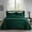 Emerald, variant on Imperial Homeware 3 Pcs Quilt Bedding Set Reversible Microfiber Coverlet with Pillow Shams for Summer - Lightweight Design Embossed Quilt Bedspread Smooth And Skin Friendly Twin size