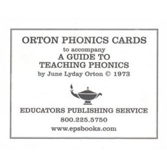 Orton Phonics Cards (Homeschool Edition)