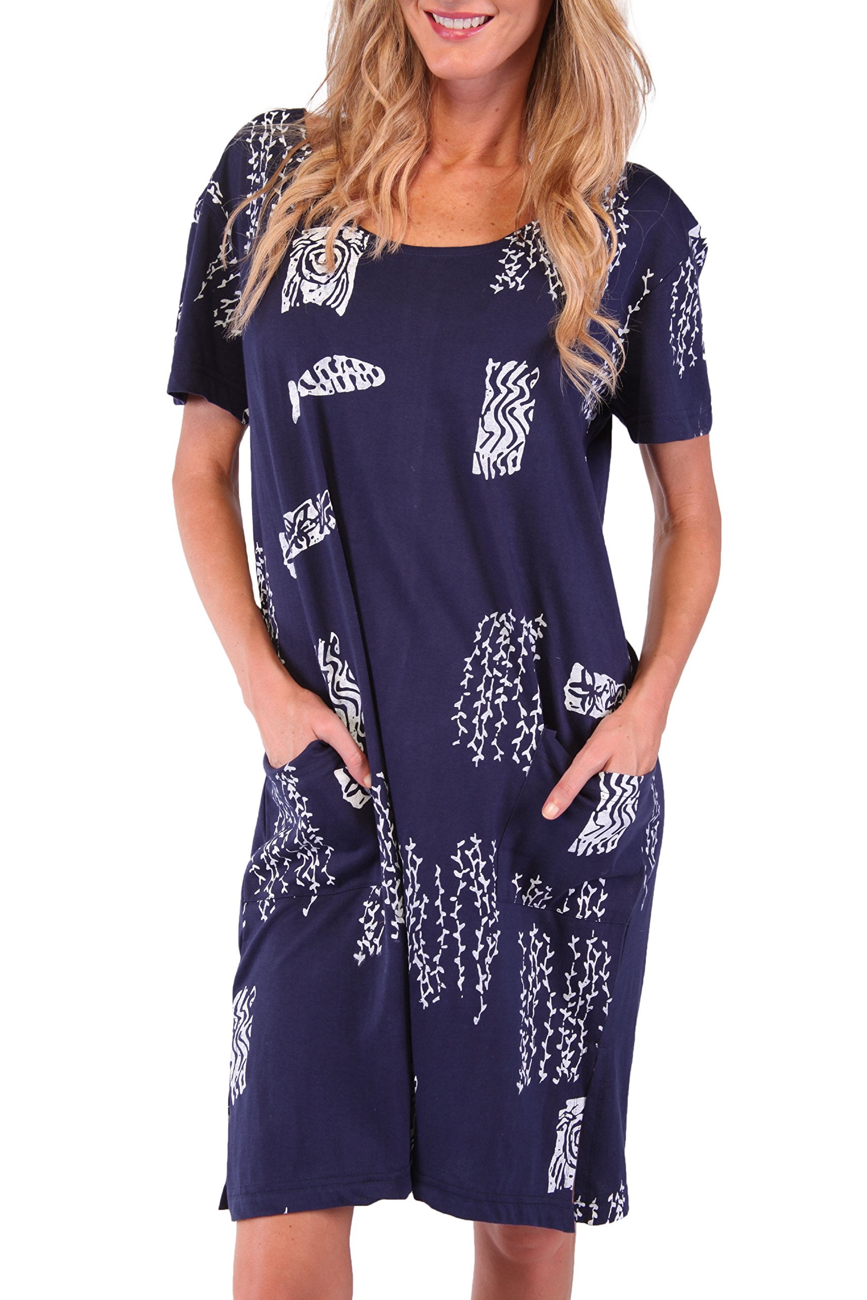 INGEAR Fish Graphic Cotton Casual Beach 