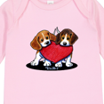 thumbnail image 4 of Inktastic Beagle Heartfelt Duo Boys or Girls Long Sleeve Baby Bodysuit, 4 of 5