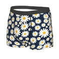 thumbnail image 5 of Goofa Daisy Floral Printed Men's Boxer Briefs Underwear, Moisture-Wicking Underwear, Trunk,Soft and Breathable Cotton Underwear-Small, 5 of 9