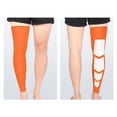 thumbnail image 3 of GLFILL Sports Compression KneePad Sun Protect Long Leg Sleeves for Basketball Blue L, 3 of 9