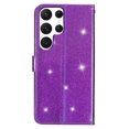 thumbnail image 7 of Allytechgroup Compatible with Samsung Galaxy A14 5G Case with Credit Card Slot, Slim Fit Flip Wallet Case with Lanyard Kickstand Shockproof Protective Back Cover for Women Girls, Purple, 7 of 7