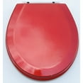 thumbnail image 1 of Trimmer Premium Wood Toilet Round Wood Seat, 1 of 5