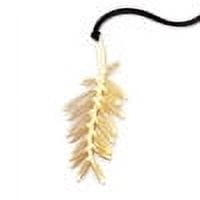 Golded Plated Hollow Snowflake Leaves Metal Bookmark Metal Metal Bookmarks Book Mark with Hanging Rope