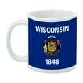thumbnail image 3 of Wisconsin State Flag White Mug, 3 of 4