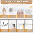 thumbnail image 6 of Hat Storage Revolution! 22 - Pack USA - Patented Black Adhesive Hat Hooks - Super Strong Hold for Baseball Caps, No - Drill Wall/Door/Closet Organizer, 6 of 6