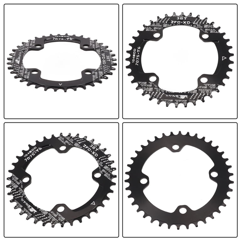 SNAIL 104bcd 32T 34T 36T 38T 40T 42T MTB Bike Chainring Narrow