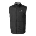 thumbnail image 2 of Men's Cutter & Buck  Black PGA TOUR Volunteers Big & Tall Stealth Hybrid Quilted Windbreaker Full-Zip Vest, 2 of 3