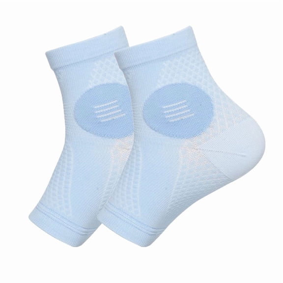 TELOLY 1 Pair Neuropathy Socks Toeless Compression Socks Breathable Comfortable Ankle Socks Relief Athletic Socks For Arch & Heel