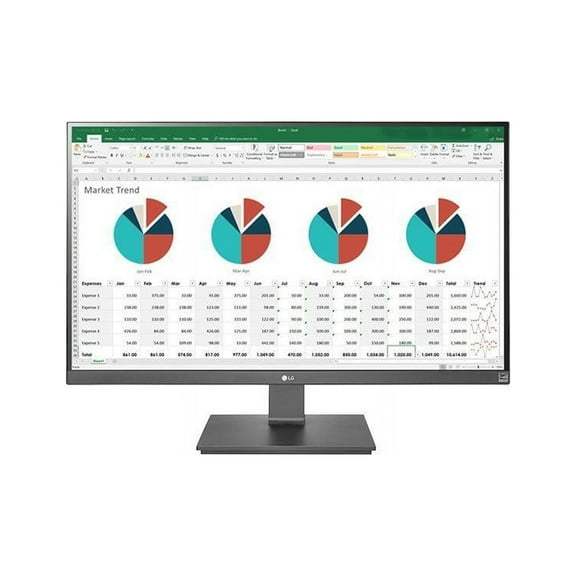 LG 27'' LG 4K UHD Monitor for Business with Ergonomic Stand