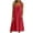 Red, variant on Atogsazn Women's Summer Linen Midi Dress Casual Button Sleeveless Flowy Dresses with Pocket A-Line Sundress Hot Pink L Fashion