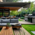 thumbnail image 5 of ALEKO 20' x 10' Ivory Retractable Motorized Patio Awning Sunshade, 5 of 7